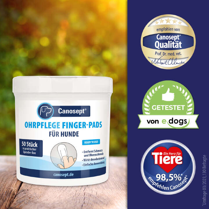 Canosept Ohrpflege Finger-Pads für Hunde